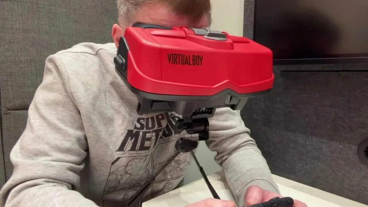 تصميم جديد سماعة Virtual Boy تدعم ألعاب Switch بتقنية واقع افتراضي